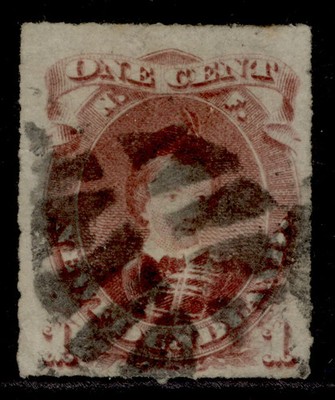 canada-newfoundland-qv-sg40-1c-lake-purple-fine-used-cat-55