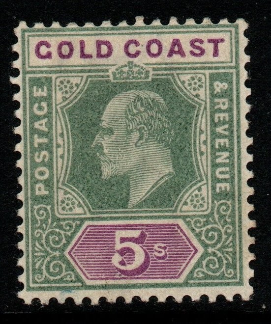 gold-coast-sg46-1902-5-green-mauve-mnh