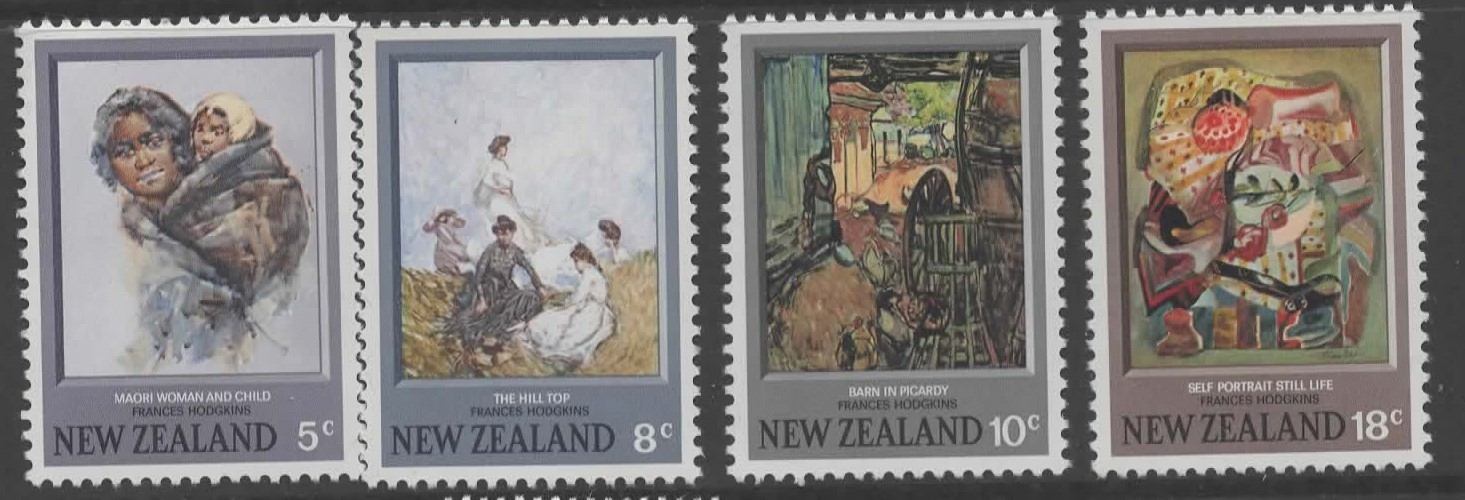 new-zealand-sg1027-30-1973-paintings-mnh