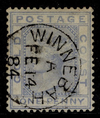 gold-coast-qv-sg10-1d-blue-fine-used-cat-150-cds