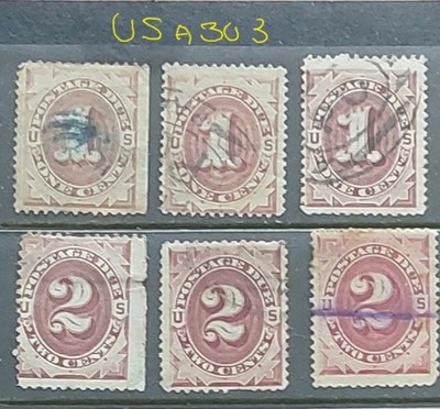 united-states-usa-postage-dues-selection-used-us303
