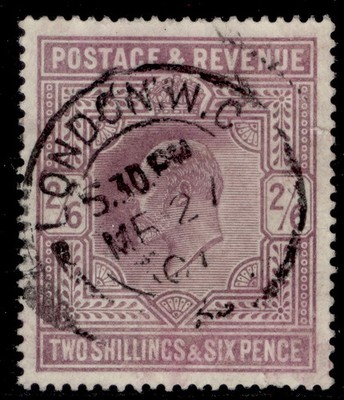 gb-edvii-sg261-spec-m49-1-2s-6d-pale-dull-purple-c-fine-used-cat-180-cds