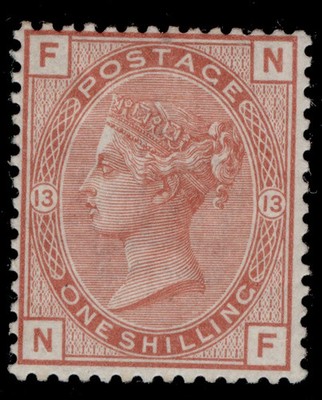 gb-qv-sg163-1s-orange-brown-plate-13-wmk-crown-m-mint-cat-550-nf