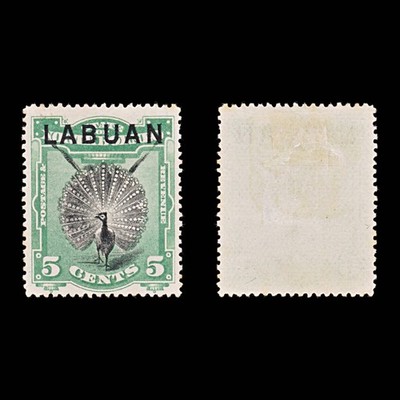 9382-labuan-sg65-5c-black-green-1894-sc-52-mi50-mint-mh-c32