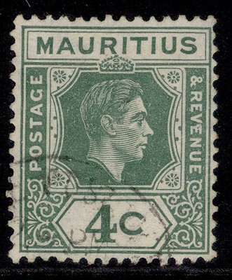 mauritius-gvi-sg254a-4c-dull-green-fine-used-cat-120-open-c-variety