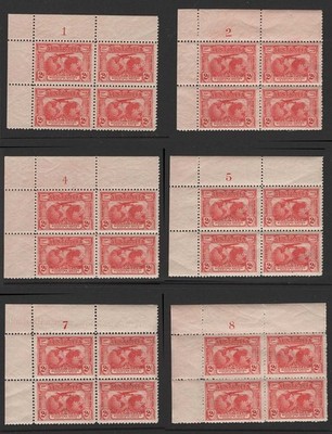 australia-1931-kingsford-smith-2d-um-plate-blocks-of-4