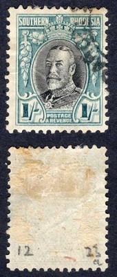 southern-rhodesia-sg23a-1-perf-11-5-used-tone-spot-cat-75-pounds