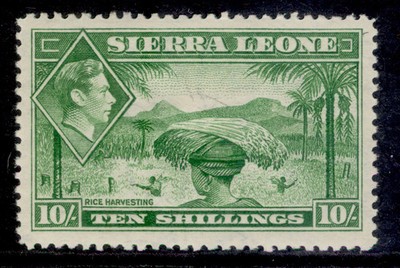 sierra-leone-gvi-sg199-10s-emerald-green-m-mint-cat-40