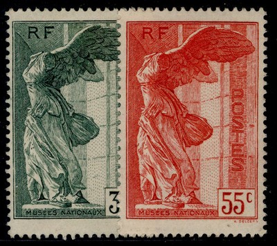 france-1937-national-museums-set-sg-586-7-yvert-354-5-nh-mint-cat-200