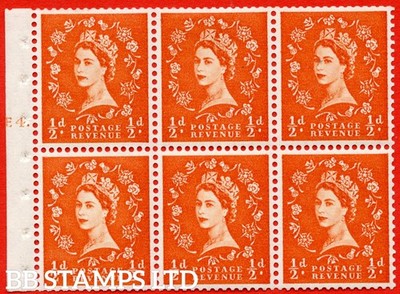 sg-540-sb4-d-orange-red-a-mounted-mint-booklet-pane-of-6-cylinde-b66193