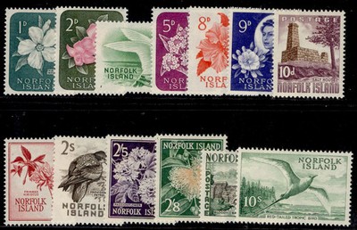 australia-norfolk-island-qeii-sg24-36-1960-62-complete-set-m-mint-cat-38