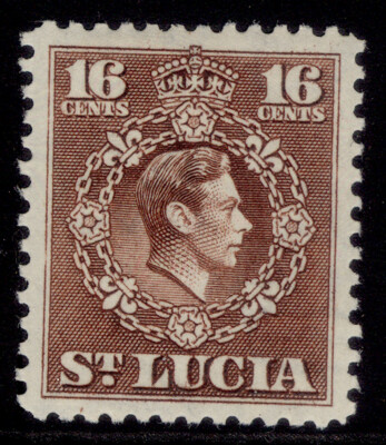 st-lucia-gvi-sg154-16c-brown-m-mint