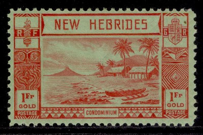 new-hebrides-gvi-sg60-1f-red-green-m-mint-cat-12