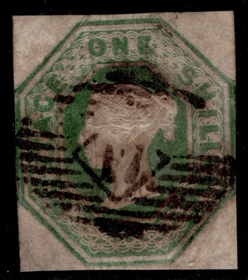gb-qv-sg55-scarce-1s-green-cut-square-used-cat-1000
