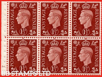 sg-464c-qb21-1d-red-brown-a-mounted-mint-cylinder-booklet-of-x6-b61956