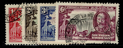 southern-rhodesia-gv-sg31-34-silver-jubilee-set-fine-used-cat-42