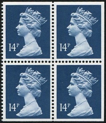 1988-14p-sg-x903-block-of-4-u-m-imperf-on-3-sides-most-unusual