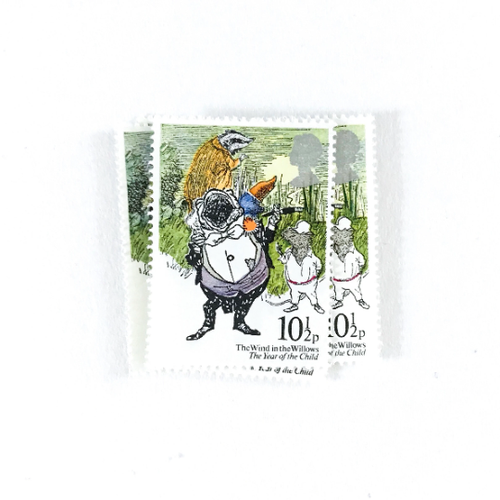 5-x-wind-in-the-willows-unused-gb-10-1-2p-1979-mint-mnh-vintage-postage-stamps