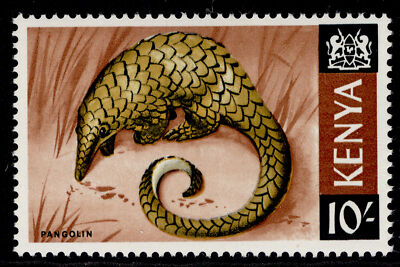 kenya-qeii-sg34-10s-yellow-ochre-black-red-brown-lh-mint