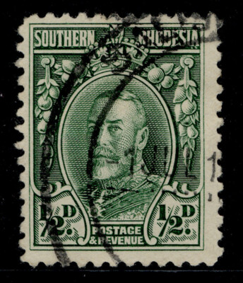 southern-rhodesia-gv-sg15-d-green-fine-used