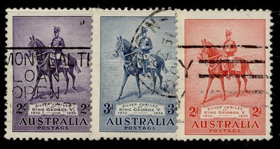 australia-gv-sg156-158-1935-silver-jubilee-set-used-cat-55