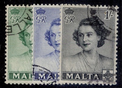 malta-gvi-sg255-257-1950-princess-elizabeth-to-malta-set-fine-used