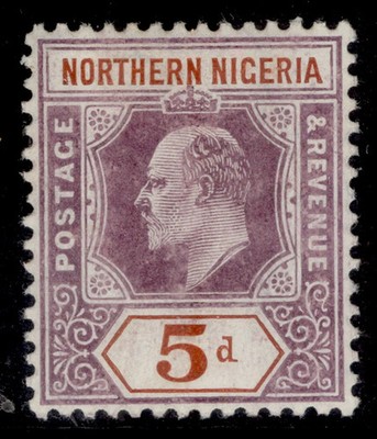 northern-nigeria-edvii-sg24b-5d-dull-purple-chestnut-lh-mint-cat-40-chalky