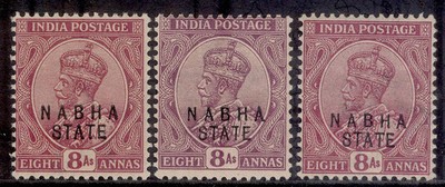 indian-states-nabha-gv-sg56-56a-56b-8a-shade-varieties-m-mint-cat-80