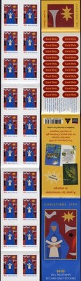 australia-sg1920a-christmas-1999-booklet-pane-sb133-of-20-u-m