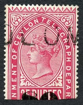 ceylon-telegraph-sgt118-80c-on-25r-carmine-only-4000-printed-cat-16-pounds