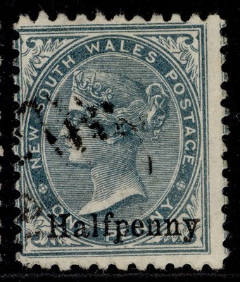 australia-new-south-wales-qv-sg266-d-on-1d-grey-fine-used