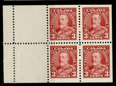 canada-gv-sg343a-3c-scarlet-booklet-pane-of-4-2-labels-m-mint-cat-42