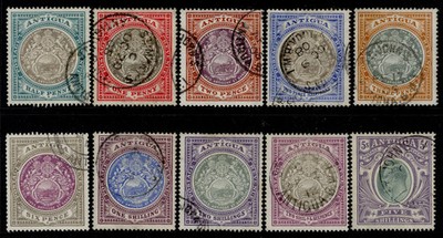 antigua-edvii-sg31-40-1903-07-complete-set-fine-used-cat-500