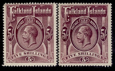 falkland-islands-gv-sg67a-67b-5s-shade-varieties-m-mint-cat-490