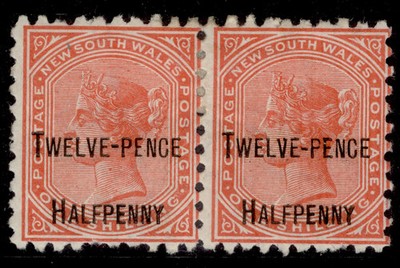 australia-new-south-wales-qv-sg268-12d-on-1s-red-m-mint-cat-44-p10-pair