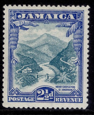 jamaica-gv-sg112-2d-turquoise-blue-ultramarine-m-mint