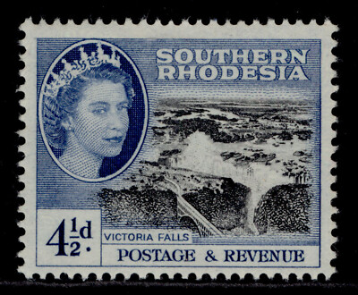 southern-rhodesia-qeii-sg83-4d-black-deep-bright-blue-m-mint