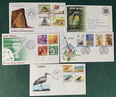 papua-new-guinea-first-day-covers