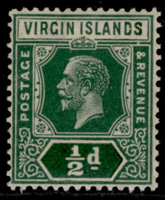 british-virgin-islands-gv-sg80-d-green-nh-mint-cat-16-die-ii-wmk-script