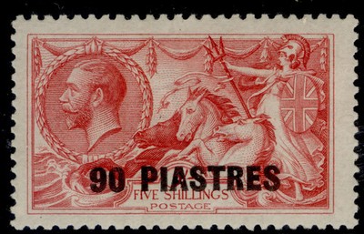 british-levant-gv-sg49-90pi-on-5s-rose-carmine-m-mint-cat-35