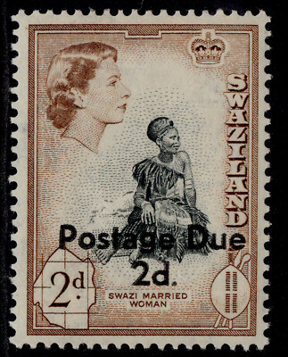 swaziland-qeii-sg-d3-2d-on-2d-black-brown-lh-mint-var-small-surcharge