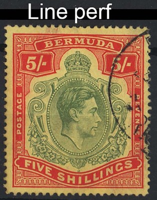 bermuda-1938-5s-green-red-yellow-line-perf-14-vfu-sg118b