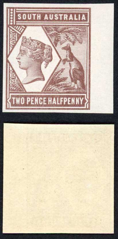 south-australia-1894-2-1-2d-colour-trial-in-brown-no-wmk-paper-fresh-u-m