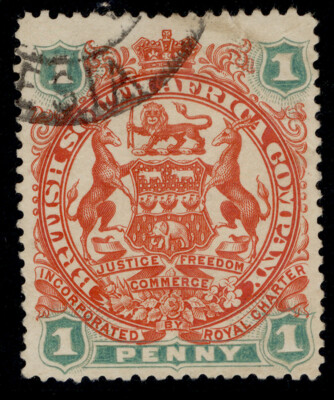 rhodesia-qv-sg67-1d-scarlet-emerald-fine-used-cat-12