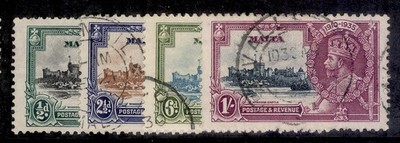 malta-gv-sg210-213-1935-silver-jubilee-set-fine-used-cat-45