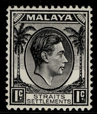malaysia-straits-settlements-gvi-sg278-1c-black-m-mint-cat-14