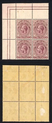 falkland-is-sg75b-2d-purple-brown-wmk-script-u-m-block-cat-210-pounds