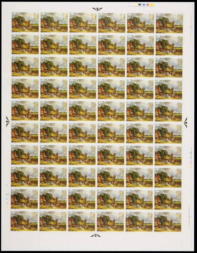 1968-1-9-paintings-complete-full-sheet-dot-unmounted-mint