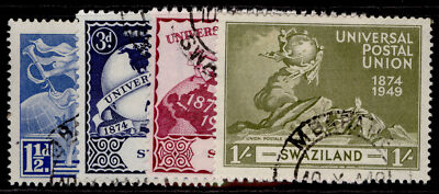 swaziland-gvi-sg48-51-anniversary-of-upu-set-fine-used