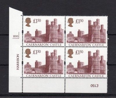 1-50-castles-unmounted-mint-plate-2dd-block-cat-32